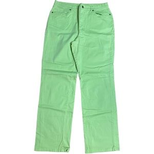 TALBOTS STRETCH LIME GREEN PANTS